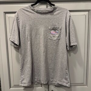 Vineyard Vines Swimming with Fish Short Sleeve Pocket T-Shirt Size L